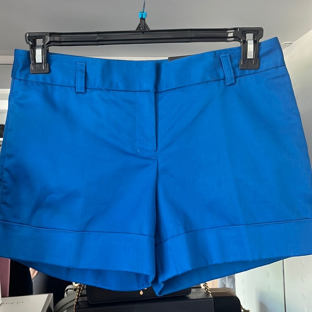 Express Women’s Royal Blue Mid rise Shorts Sz-4